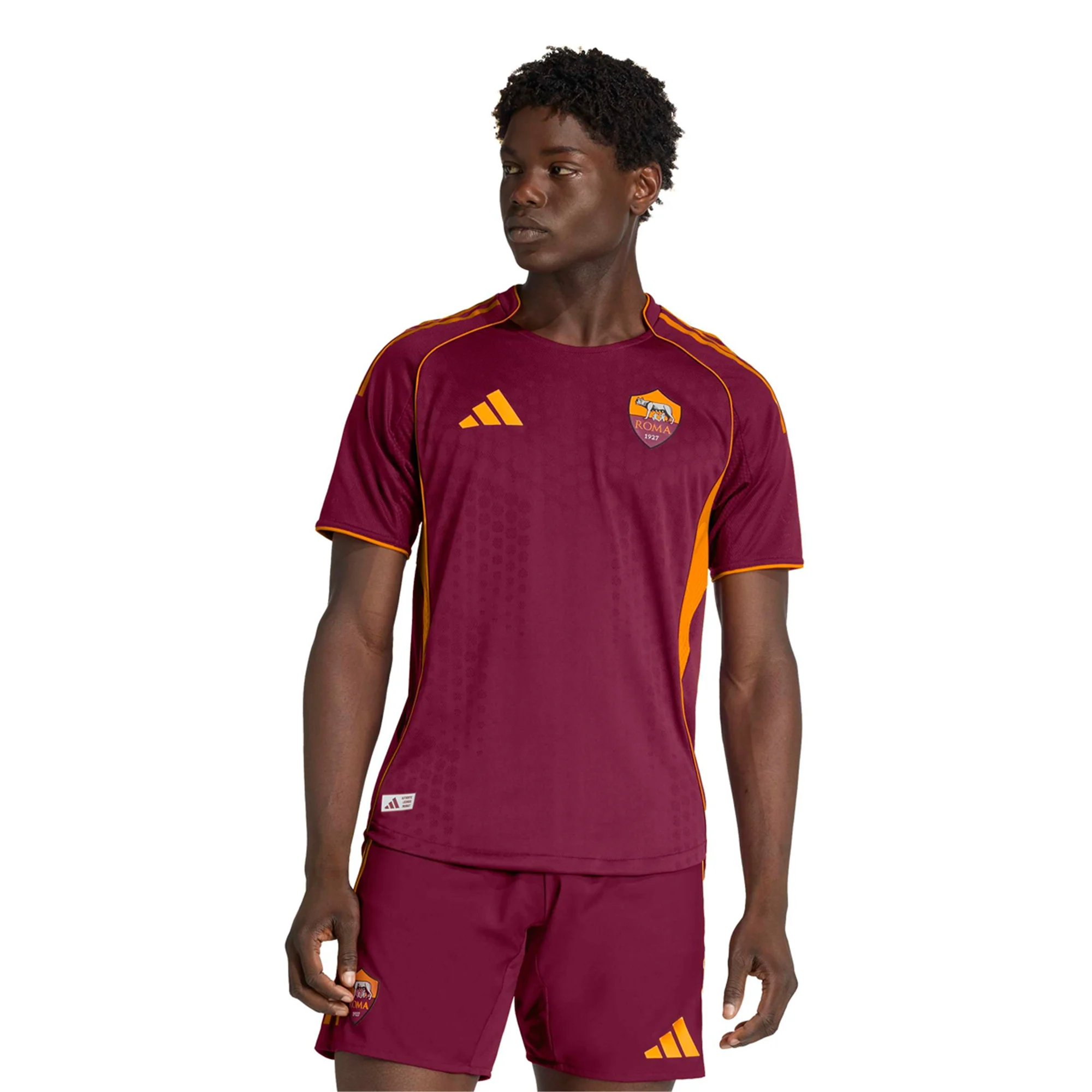adidas Roma Authentic Buba Sangaré Home Jersey w/ Serie A Patch 25/26 (Burgundy)