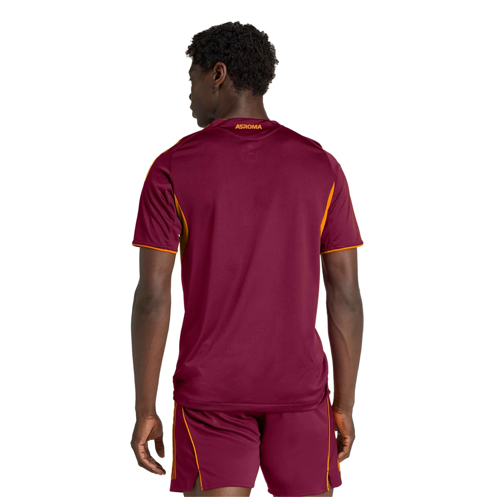 adidas Roma Authentic Angeliño Home Jersey w/ Europa League Patches 25/26 (Burgundy)