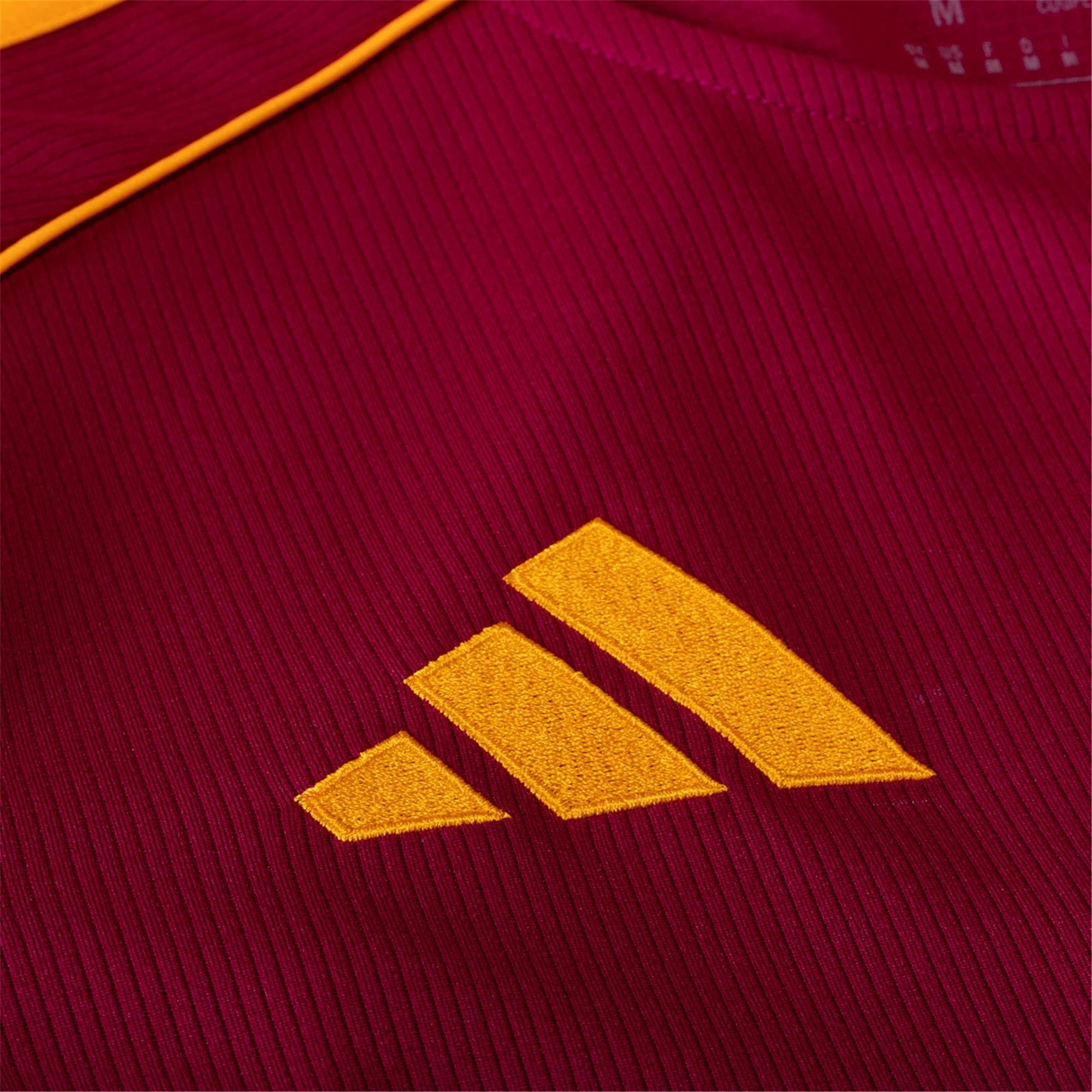 adidas Men's Roma Tommaso Baldanzi Home Jersey w/ Europa League Patches 25/26 (Burgundy)