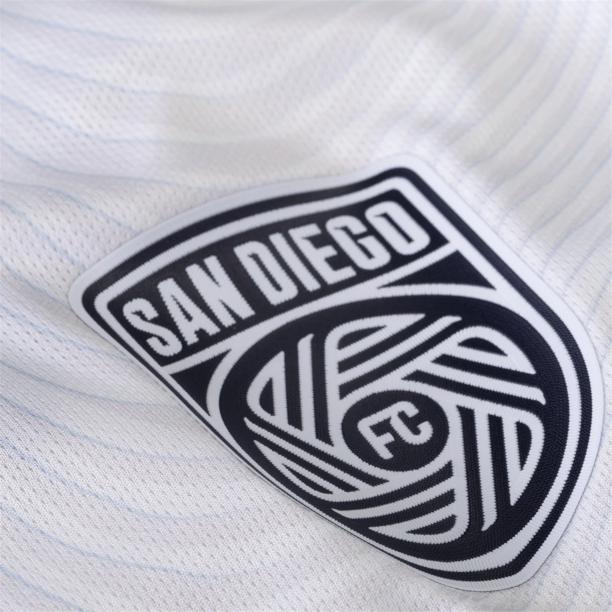 adidas San Diego FC Authentic Away Jersey 25/26 w/ MLS & Apple Patch (White)