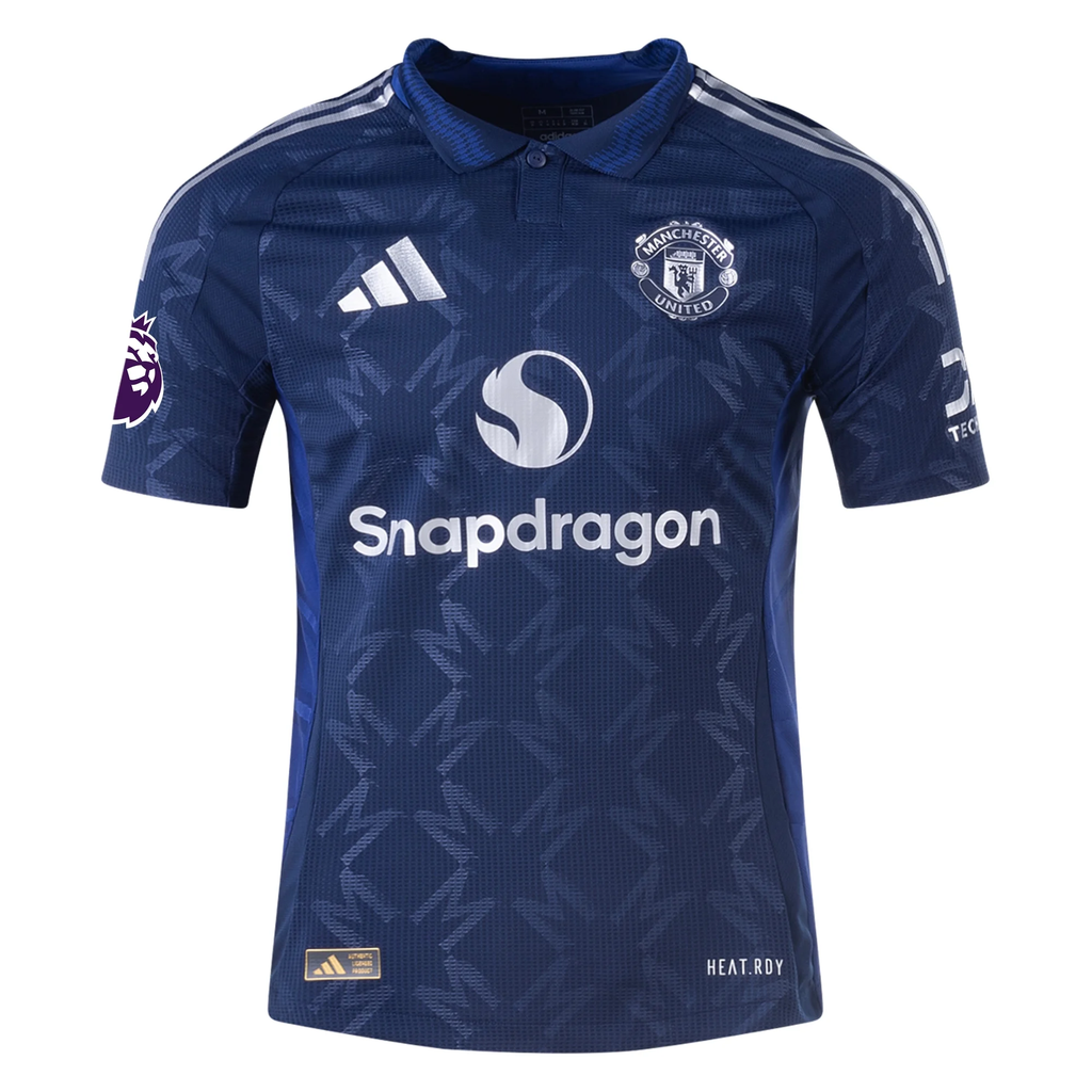 adidas Manchester United Authentic Diogo Dalot Away w/ EPL Patch 24/25 (Night Indigo)