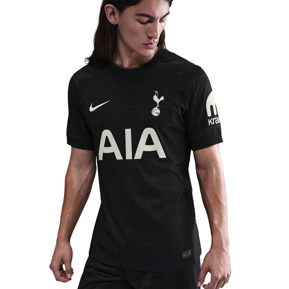Nike Spence Tottenham Hotspur Authentic Away Jersey 25/26 w/ EPL Patch (Black/Iron)