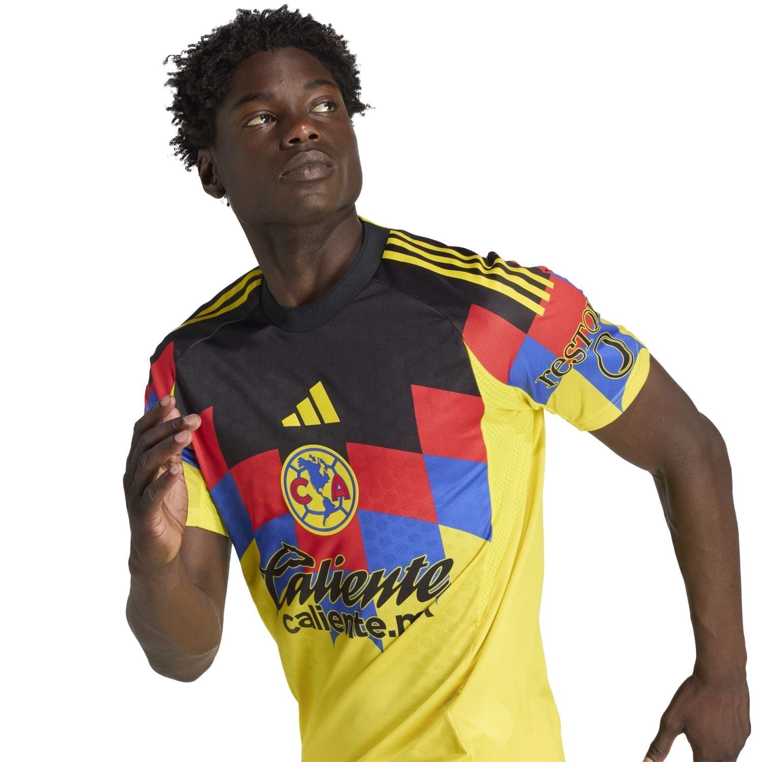 adidas Araujo Men's Club America 25/26 Authentic Home Jersey (Yellow)