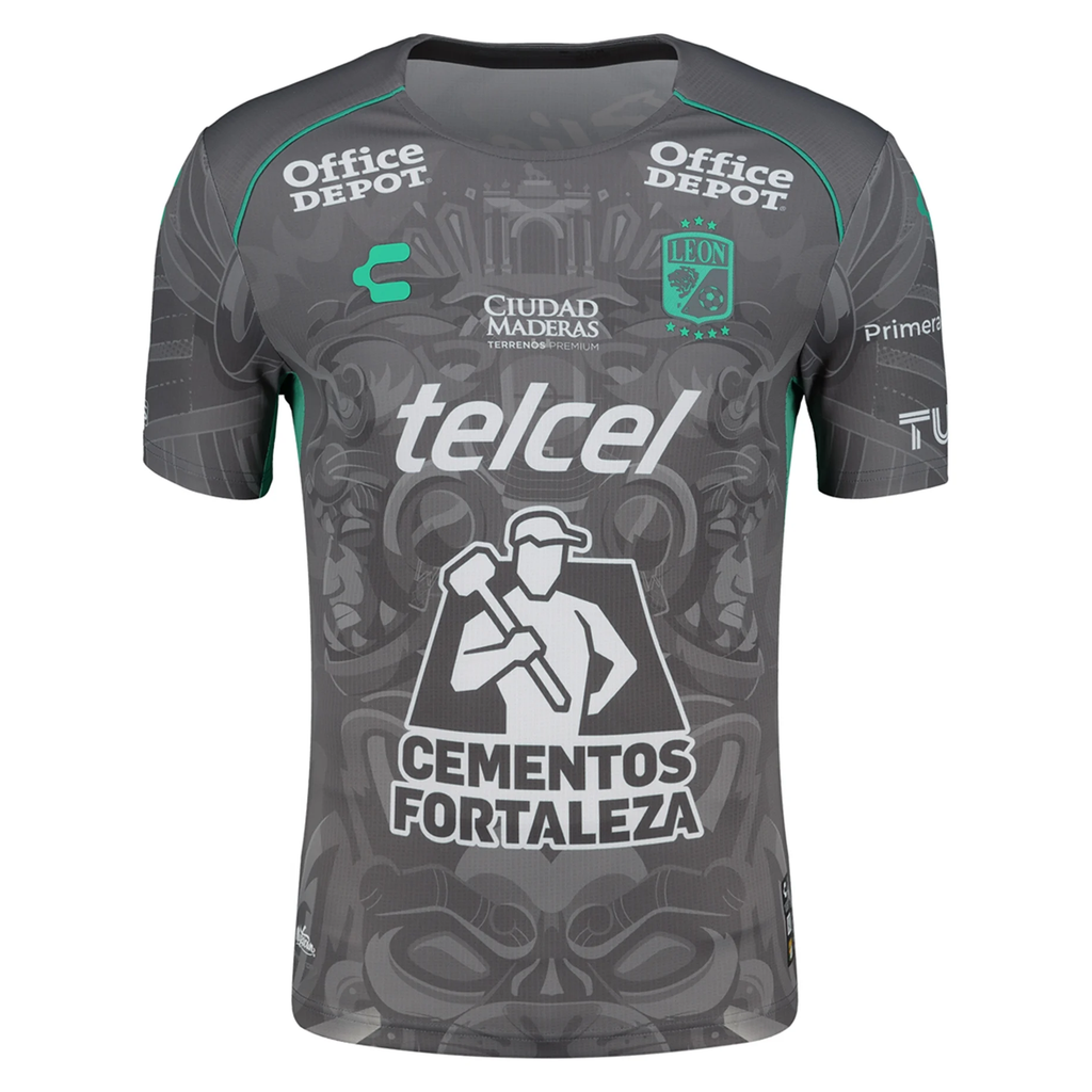 Charly Sebastian Santos Leon Third Jersey 24/25 (Grey/Green)