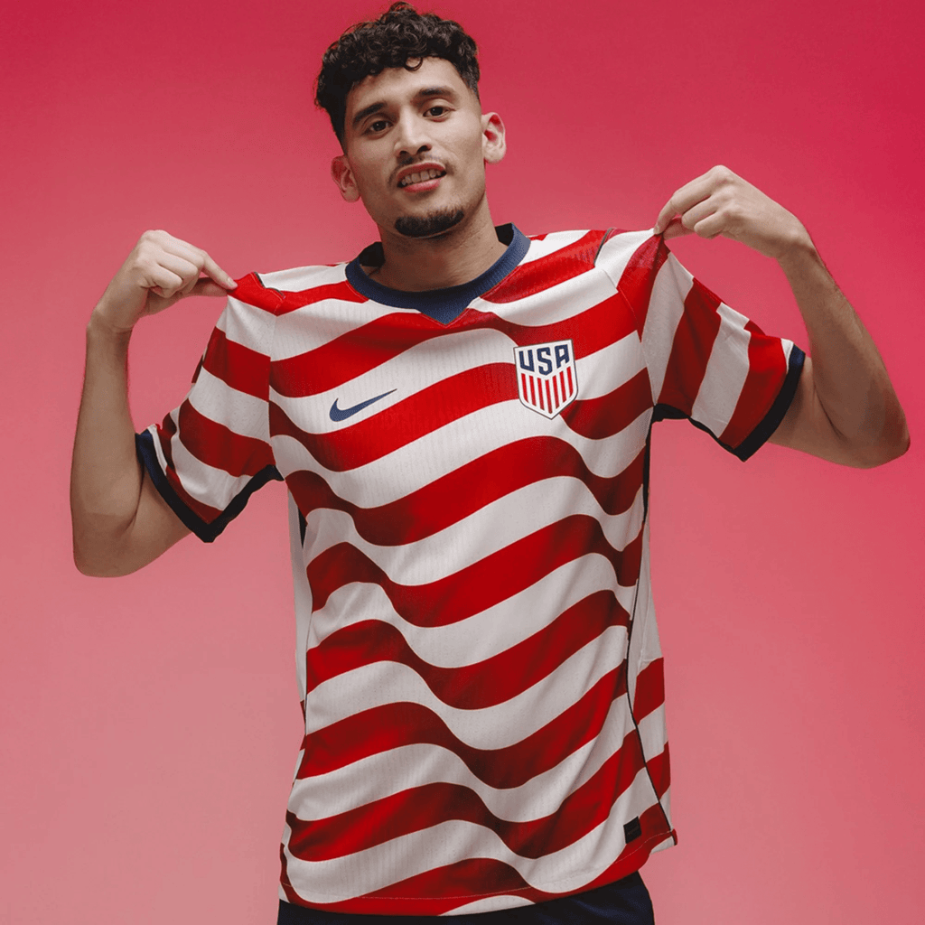 Nike Mens Aaronson United States Match Authentic Home Jersey 2026 (Sail/Midnight Navy)