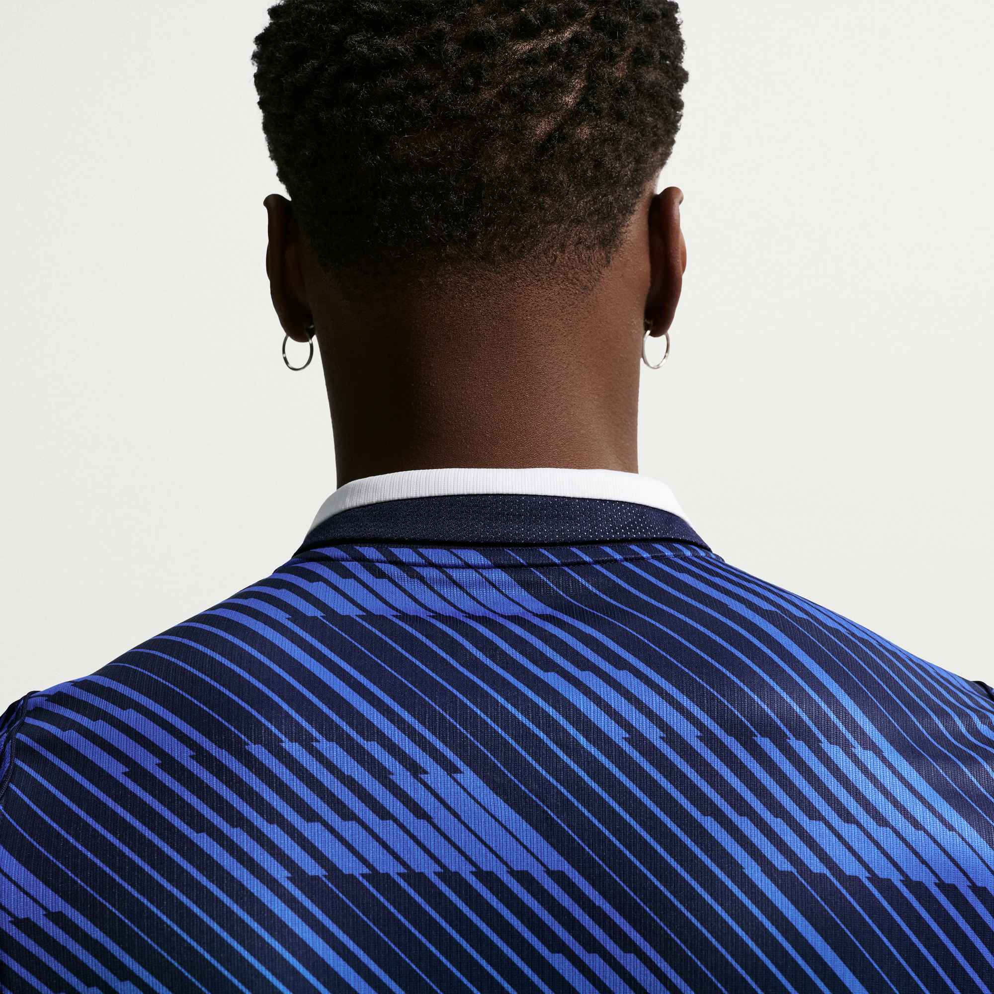 Nike Men's France Ousmane Dembele Home Stadium Jersey 2026 (Game Royal/Metallic Copper)