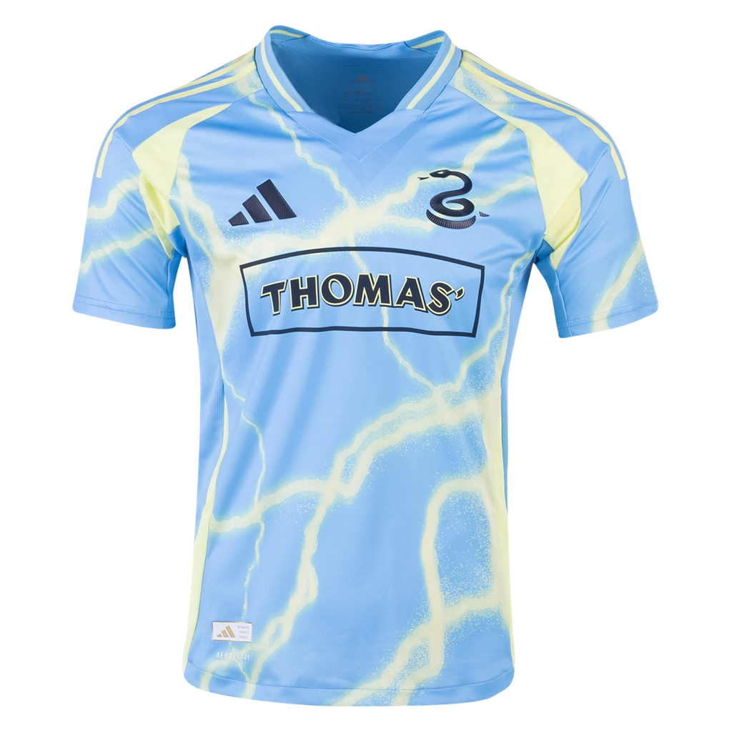 adidas Philadelphia Union CJ Olney Authentic Away Jersey 25/26 (Blue/Yellow)