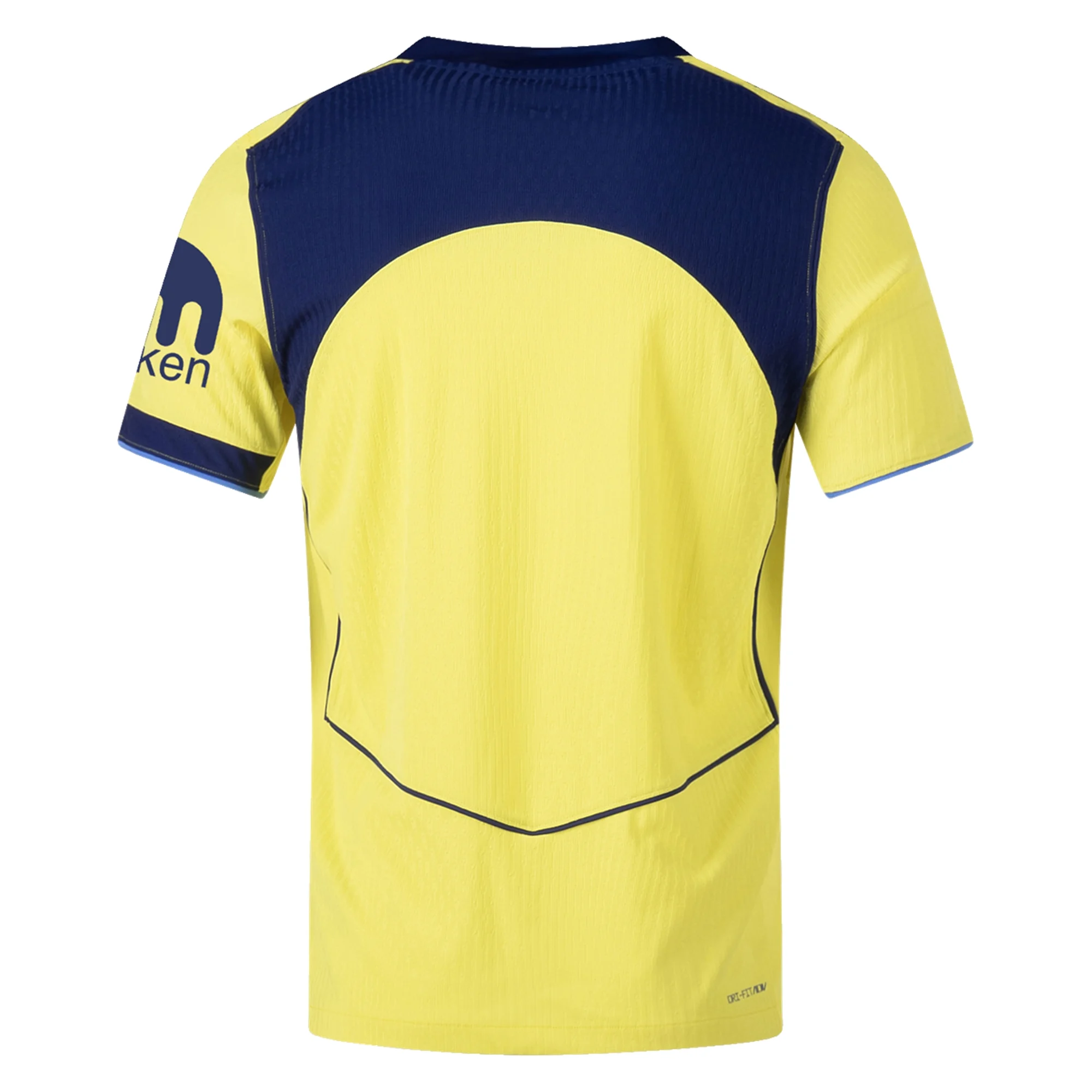 Nike Men's Tottenham Authentic T90 Third Jersey 25/26 (Dynamic Yellow/Blue Void)